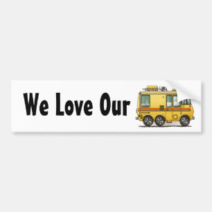 GMC Motor Home RV Bumper Sticker