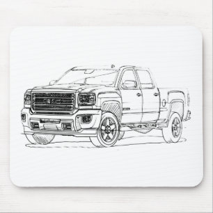 GMC Sierra HD 2015 Mouse Pad