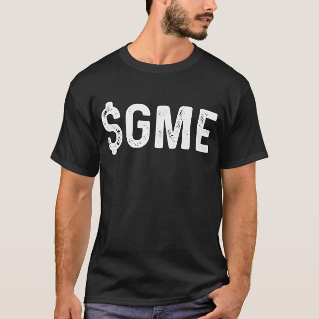 GME GME GameStonk Stonk Stock Trading Hold Moon Te T-Shirt (Front)