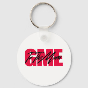 Gme To The Moon Keychain