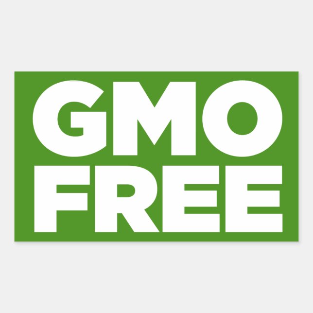 GMO FREE (GREEN) STICKER (Front)