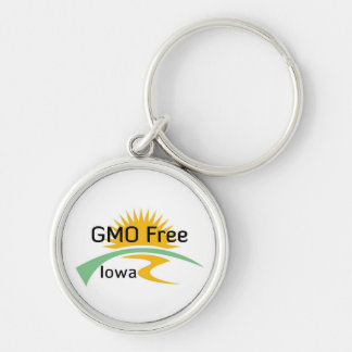 GMO Free Iowa Premium Keychain