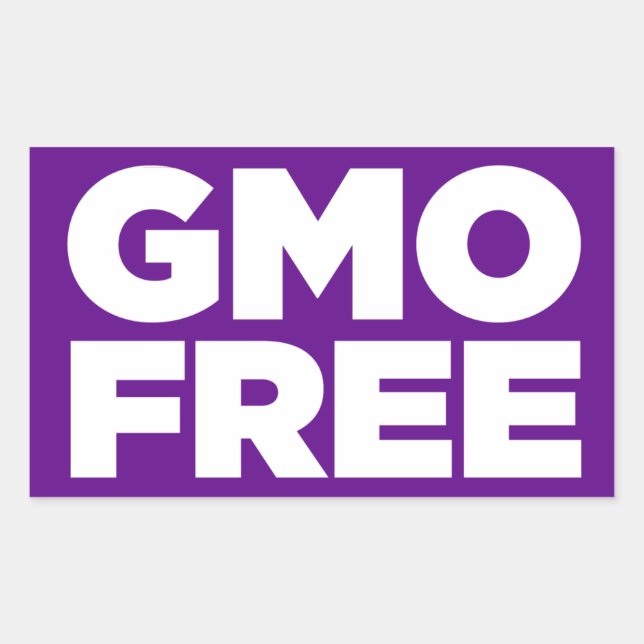 GMO FREE (PURPLE) STICKER (Front)