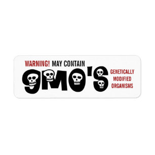 GMO Warning Label
