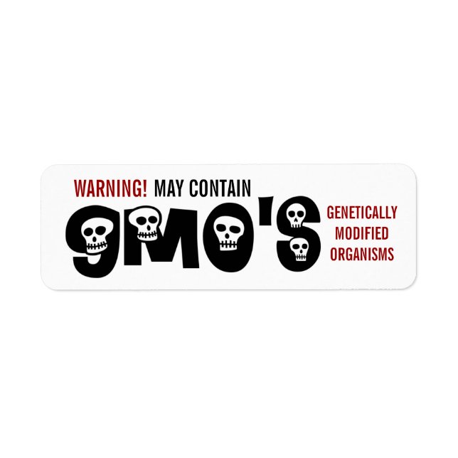 GMO Warning Label (Front)