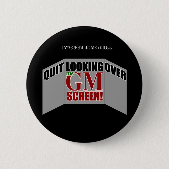 GMscreen 2 Inch Round Button (Front)