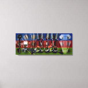 GMT 24 Heures Project gradient colours Frame Canva Canvas Print