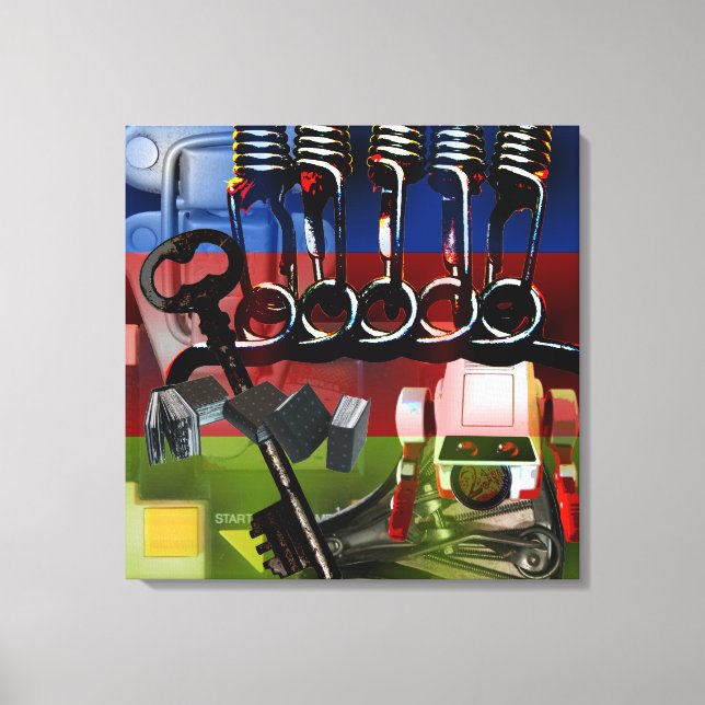 GMT 24 Heures Project gradient colours Frames S C Canvas Print (Front)