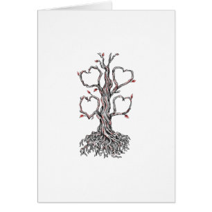 Gnarly Oak Tree Heart Tattoo