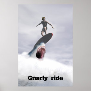 Gnarly ride poster