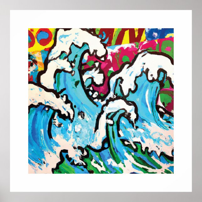 Gnarly Surf Wall Art (Front)