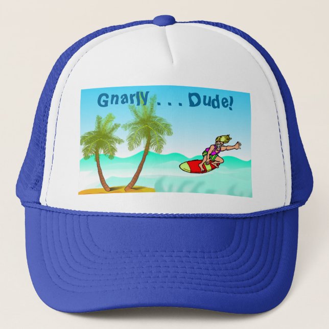 Gnarly Surfer Hat (Front)