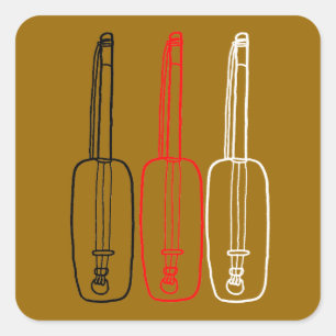 Gnawa Gambri Square Sticker