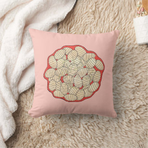 Gnocchi Italian Cuisine Food Potato Dumpling Pasta Throw Pillow