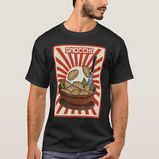 Gnocchi Nocken Italy Italian Alps Noodles Pasta Sp T-Shirt (Front)