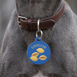 Gnochhi Name Personalized Dog Cat Pet ID Tag