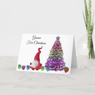 Gnoel the Scandi Gnome - Gnome for Christmas Holiday Card
