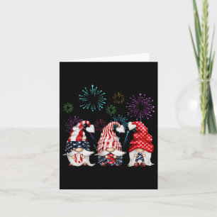 Gnome 4th Of July Independence Day Freedom Day Of  Card