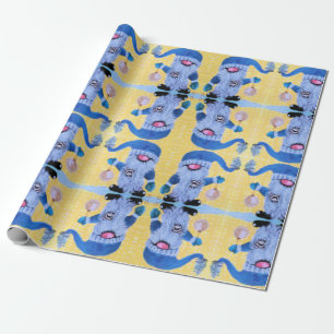 Gnome and Ferret Beard Wrapping Paper