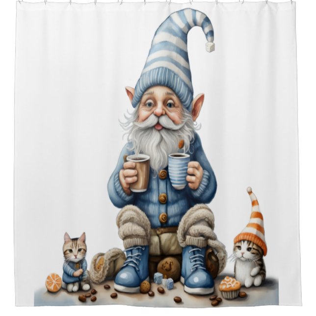 Gnome and winter season  (Front)