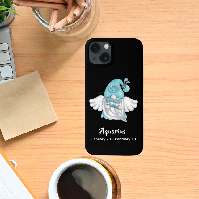 Gnome Aquarius Astrology Sign Angel Case-Mate iPhone Case (Gnome Aquarius Astrology Sign Angel Case-Mate iPhone Case)
