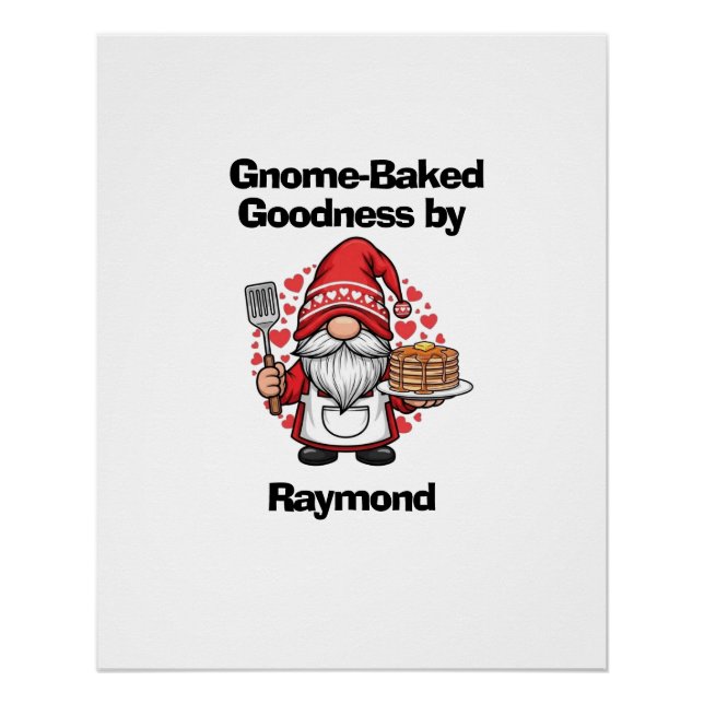 Gnome at home design poster (Front)