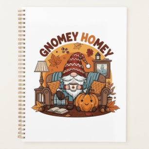 Gnome at home seasonal pumpkin design planner