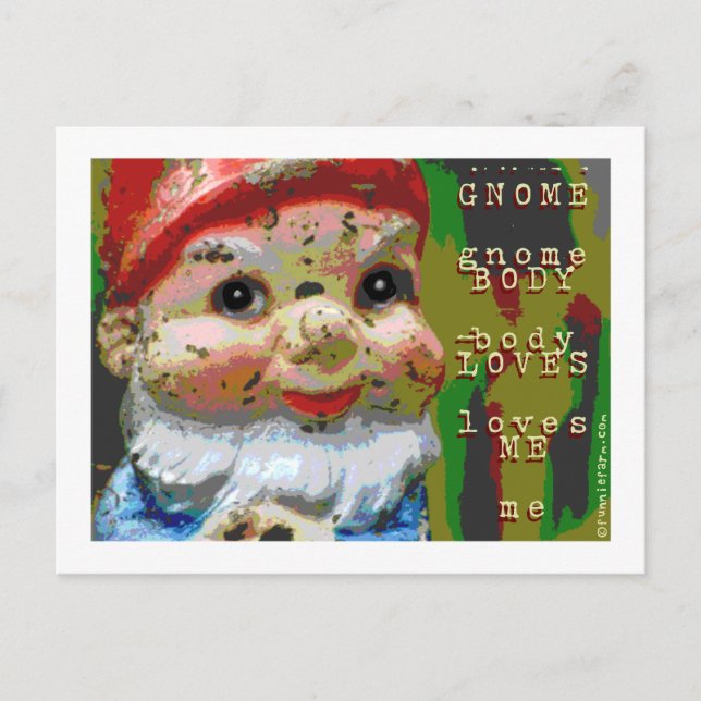 Gnome Body Loves Me Postcard (Front)