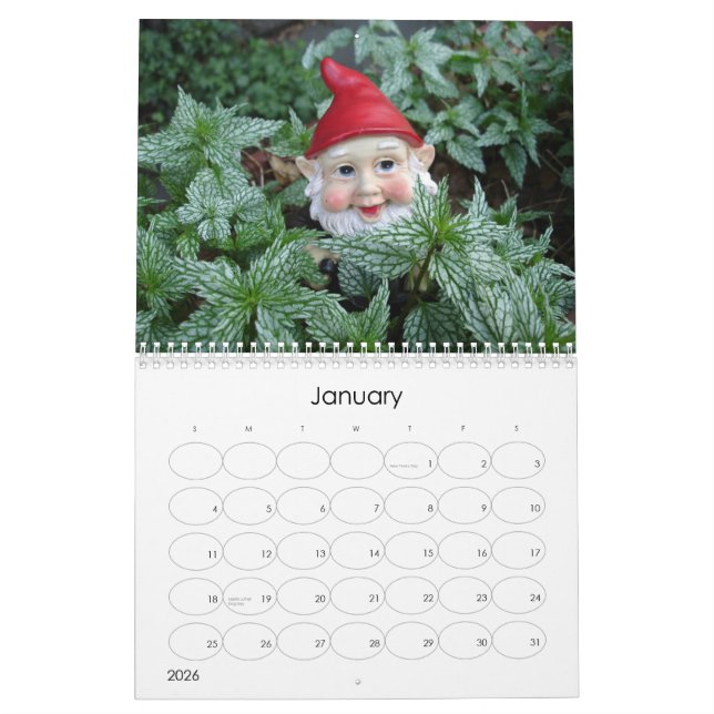 Gnome Calendar (Jan 2026)