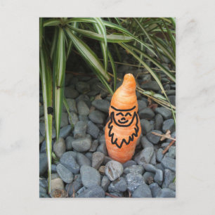 Gnome Carrot Postcard