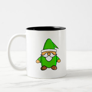 Gnome Cartoon mignonne Mug à café à deux tons