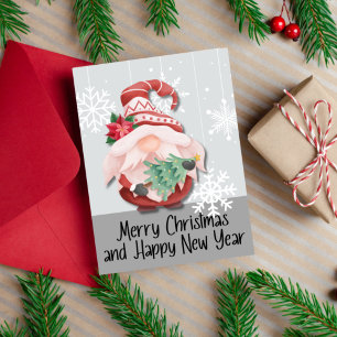 Gnome Christmas Greeting Card