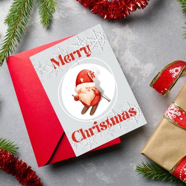 Gnome Christmas Greeting Card (Creator Uploaded)