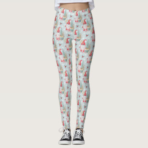 Gnome Christmas Pattern Leggings