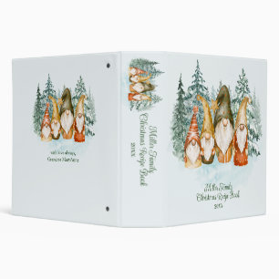 Gnome Christmas Recipe  Binder