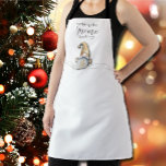 Gnome Cooking Personalized Custom Apron<br><div class="desc">Custom apron featuring a thumbs up Gnome and the words "nothing like Gnome cooking" or any message you choose. Great holiday Christmas gift idea or create for yourself. For any custom design request,  please click on the "Message" button.</div>