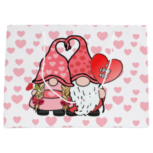 Gnome Couple Large Gift Bag