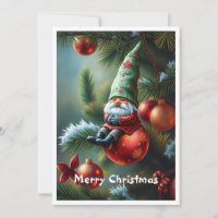 Gnome Cute Funny Trendy Whimsical Fantasy No Photo