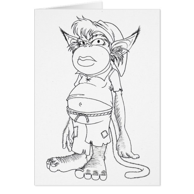 Gnome de singe (Devant)