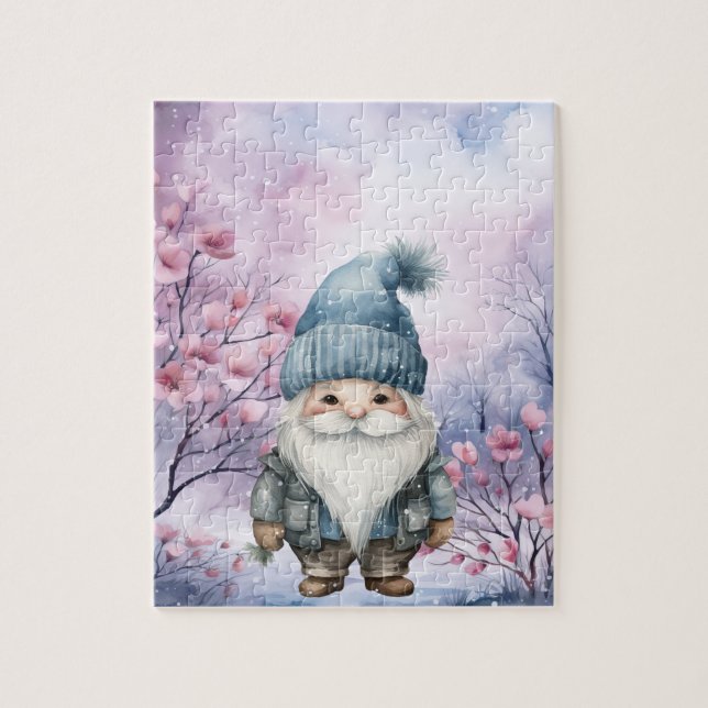 Gnome d'hiver Complexité moyenne_04 Jigsaw Puzzle (Vertical)