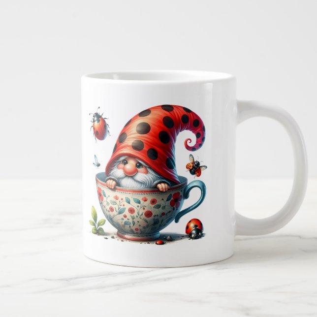 Gnome - Extra-large coffee mug (Right)