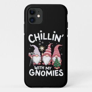 Gnome Family Christmas Chillin With My Gnomies iPhone 11 Case