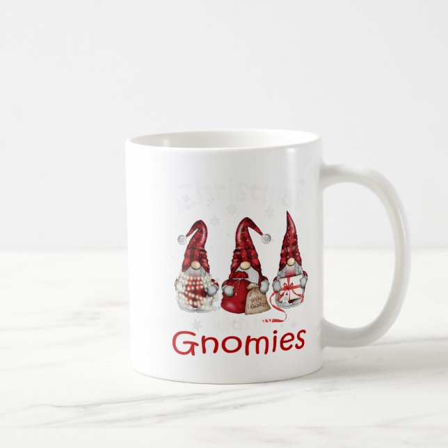 Gnome Family Christmas For Women Men - Buffalo Pla Coffee Mug (Right)