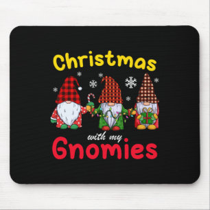 Gnome Family Christmas For Women Men Gnome Lover Mouse Pad
