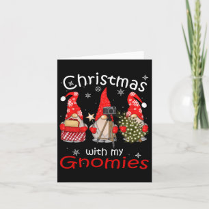 Gnome Family Christmas For Women Men - Gnomies Xma Card
