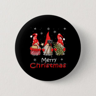 Gnome Family Christmas S For Women Men - Gnomies X 2 Inch Round Button