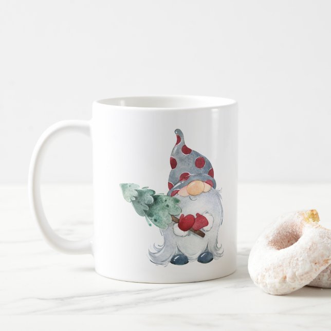 Gnome for Christmas Coffee Mug (With Donut)
