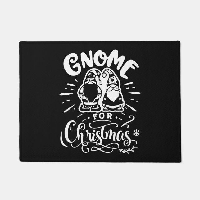 Gnome for Christmas  Doormat (Front)