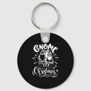 Gnome for Christmas Keychain