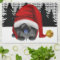 GNOME FOR THE CHOWLIDAYS black CHOW -Kitchen towel